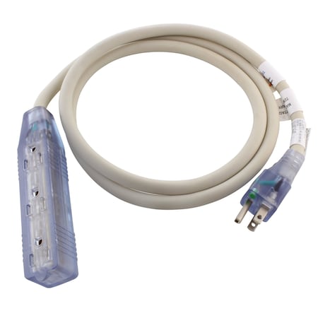 Ac Works Power Strip, SJTW, 5-15P, 5ft., Beige S515B515-060